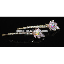 2015 Fashion Ornament Crystal Bobby pin Rhinestone Barrette